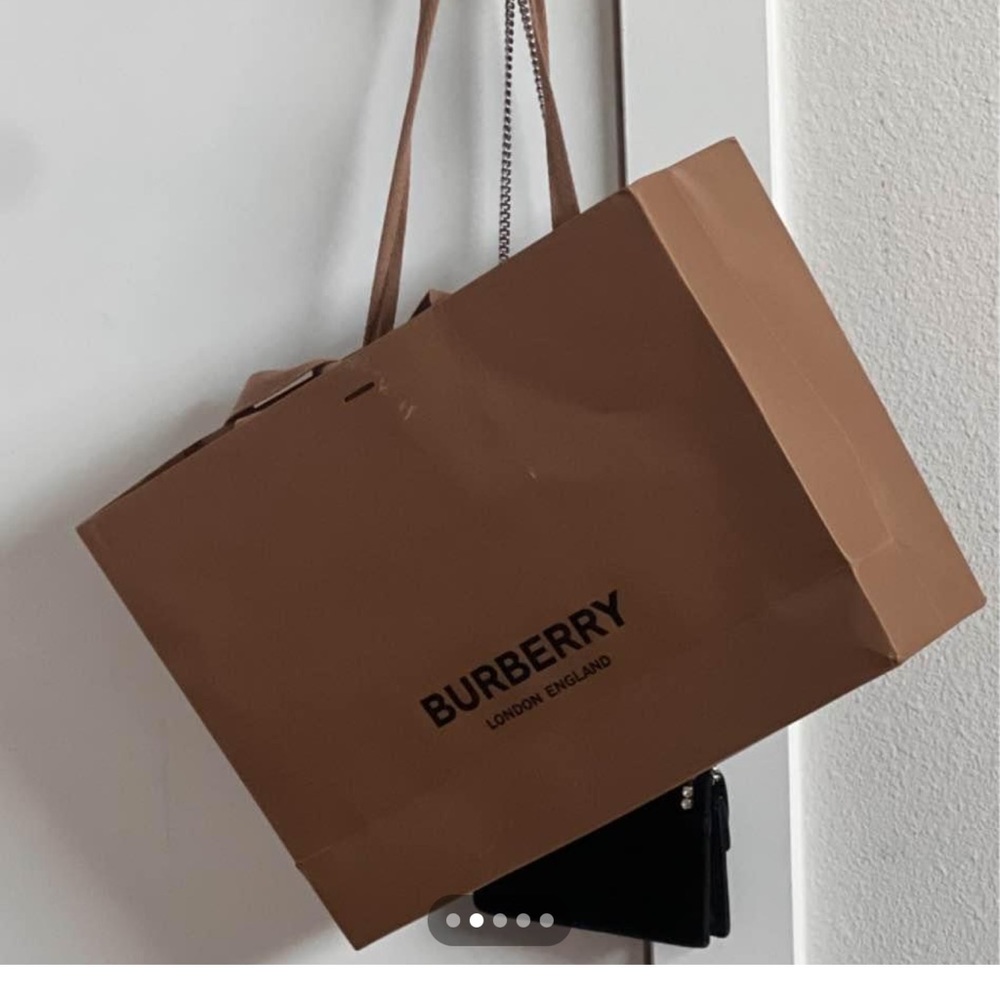 brand new Lola Burberry small leather camera
bag baby blue with box - Picture 2 of 4